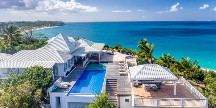 Villa rental St Martin - Ocean view